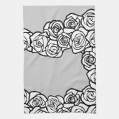 Linge De Cuisine Roses blanches Vintages (Vertical)