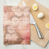 Linge De Cuisine Roses chics de pays rose (Quart Plié)