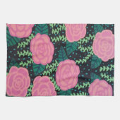 Linge De Cuisine Roses de choux roses (Horizontal)