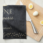 Linge De Cuisine Roses de crâne gothique personnalisés (Quart Plié)