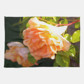 Linge De Cuisine Roses de pêche par pays (Horizontal)