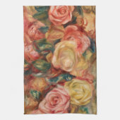 Linge De Cuisine Roses de Renoir Impressionist Painting (Vertical)