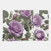 Linge De Cuisine Roses de Rose pourpre, (Horizontal)