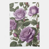 Linge De Cuisine Roses de Rose pourpre, (Vertical)