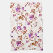 Linge De Cuisine Roses d'or violet (Vertical)