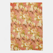 Linge De Cuisine Roses doux en rouge (Vertical)