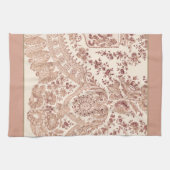 Linge De Cuisine Roses en dentelle rose Pastel (Horizontal)
