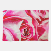 Linge De Cuisine Roses roses rose aquarelle art (Horizontal)