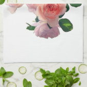 Linge De Cuisine Roses roses roses roses rouges modernes Modèle flo (Plié)