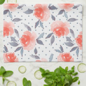 Linge De Cuisine Roses rouges (Plié)