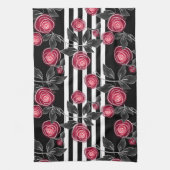 Linge De Cuisine Roses rouges (Vertical)