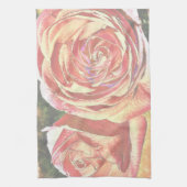 Linge De Cuisine Roses thé du jardin (Vertical)