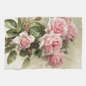 Linge De Cuisine Roses victoriens roses chics minables (Horizontal)