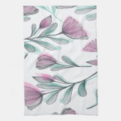 Linge De Cuisine Roses violettes (Vertical)