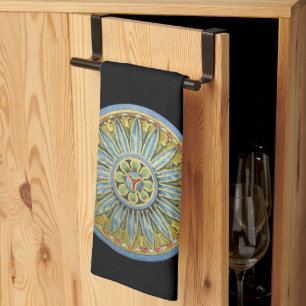 Linge De Cuisine Rosette architecturale antique n° 2