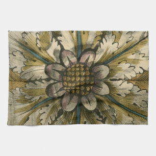 Linge De Cuisine Rosette décorative de Demask sur l'arrière - plan