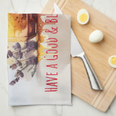 Linge De Cuisine Rosh Hashana Yiddish Salutations Honey Apple (Quart Plié)