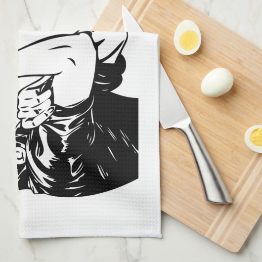 Linge De Cuisine Rosie la riveteuse (Quart Plié)