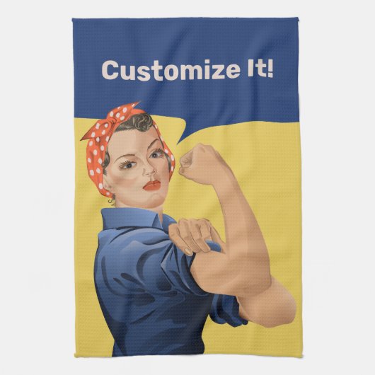 Linge De Cuisine Rosie the Riveter (Vertical)
