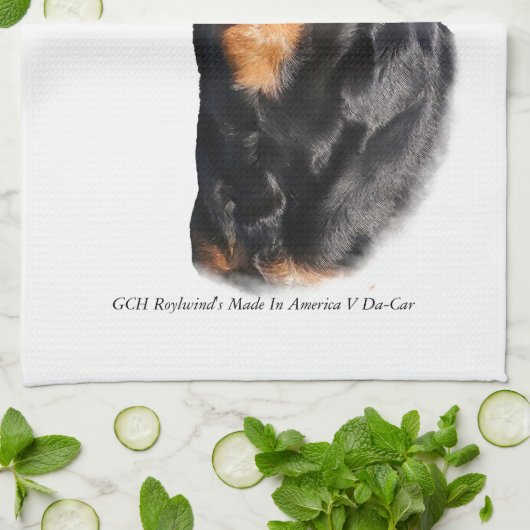 Linge De Cuisine Rottweiler (Plié)