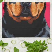 Linge De Cuisine Rottweiler (Plié)