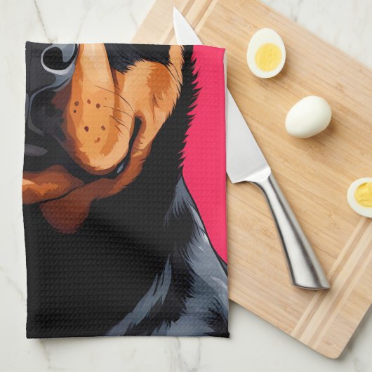 Linge De Cuisine Rottweiler (Quart Plié)