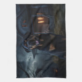 Linge De Cuisine Rottweiler Halloween Effrayant (Vertical)