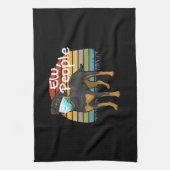 Linge De Cuisine Rotweiler Chiot avec Masque - Ew Personnes - Rottw (Vertical)
