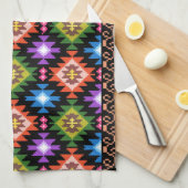 Linge De Cuisine rouanie traditionnelle folk ethnique motif tapis m (Quart Plié)