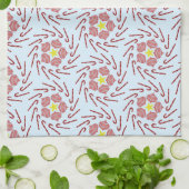 Linge De Cuisine Roue de Noël preppy (Plié)