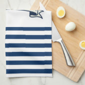 Linge De Cuisine Roue nautique, Bleu Bleu Bleu Blancs (Quart Plié)