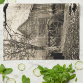 Linge De Cuisine Roue vintage (Plié)