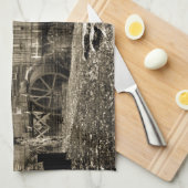 Linge De Cuisine Roue vintage (Quart Plié)