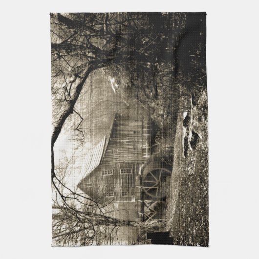 Linge De Cuisine Roue vintage (Vertical)