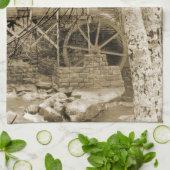 Linge De Cuisine Roue vintage (Plié)