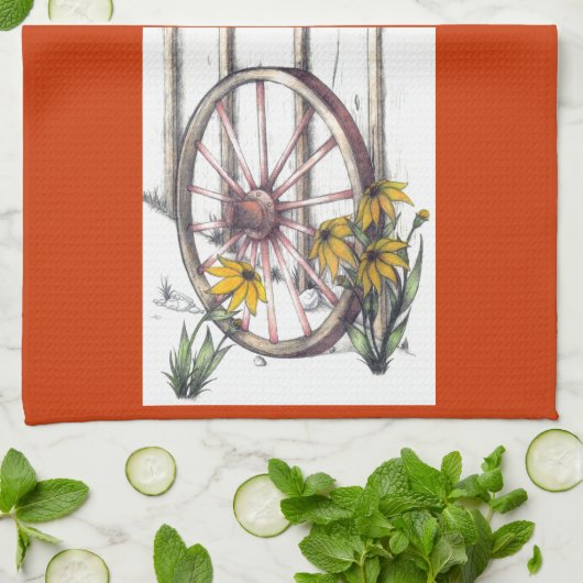 Linge De Cuisine Roues Dishtowel (Plié)