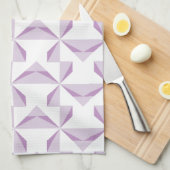 Linge De Cuisine Roues pourpres (Quart Plié)