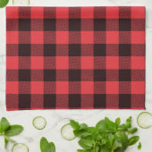 Linge De Cuisine Rouge (Plié)