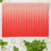 Linge De Cuisine Rouge Argent Vert (Plié)