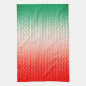 Linge De Cuisine Rouge Argent Vert (Vertical)