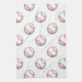 Linge De Cuisine Rouge baseball blanc (Vertical)