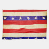 Linge De Cuisine Rouge, blanc et bleu (Horizontal)