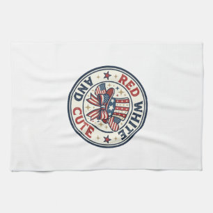 Linge De Cuisine Rouge Blanc Et Mignon Patriotique Femmes Patriotiq