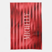 Linge De Cuisine Rouge classique (Vertical)