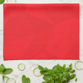 Linge De Cuisine Rouge, cool, unique, tendance, conception géométri (Plié)