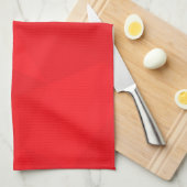 Linge De Cuisine Rouge, cool, unique, tendance, conception géométri (Quart Plié)