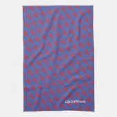 Linge De Cuisine Rouge Homard Motif Plage côtière Océan Bleu Plaisi (Vertical)