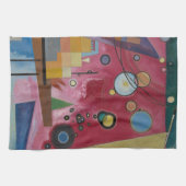 Linge De Cuisine Rouge lourd par Wassily Kandinsky (Horizontal)