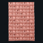 Linge De Cuisine Rouge Motif rose éléphant<br><div class="desc">Décorez votre cuisine avec cette serviette cool. Faites un grand cadeau de ménage,  d'anniversaire ou de mariage! Vous pouvez le customiser et ajouter du texte. Consultez ma boutique pour plus de couleurs et de motifs !</div>