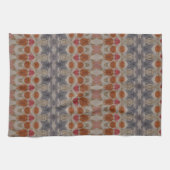 Linge De Cuisine Rouge rouille bleue (Horizontal)